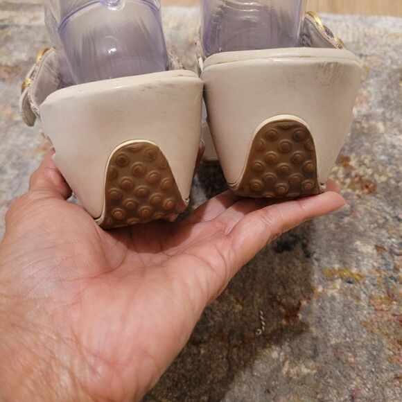 Cole Haan Nike Air Snakeskin Print Side Wedge Flip Flop Sandals Size 9 - Picture 5 of 13